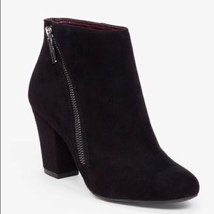 Nine West Dorien Zip Detail Black Ankle Boot